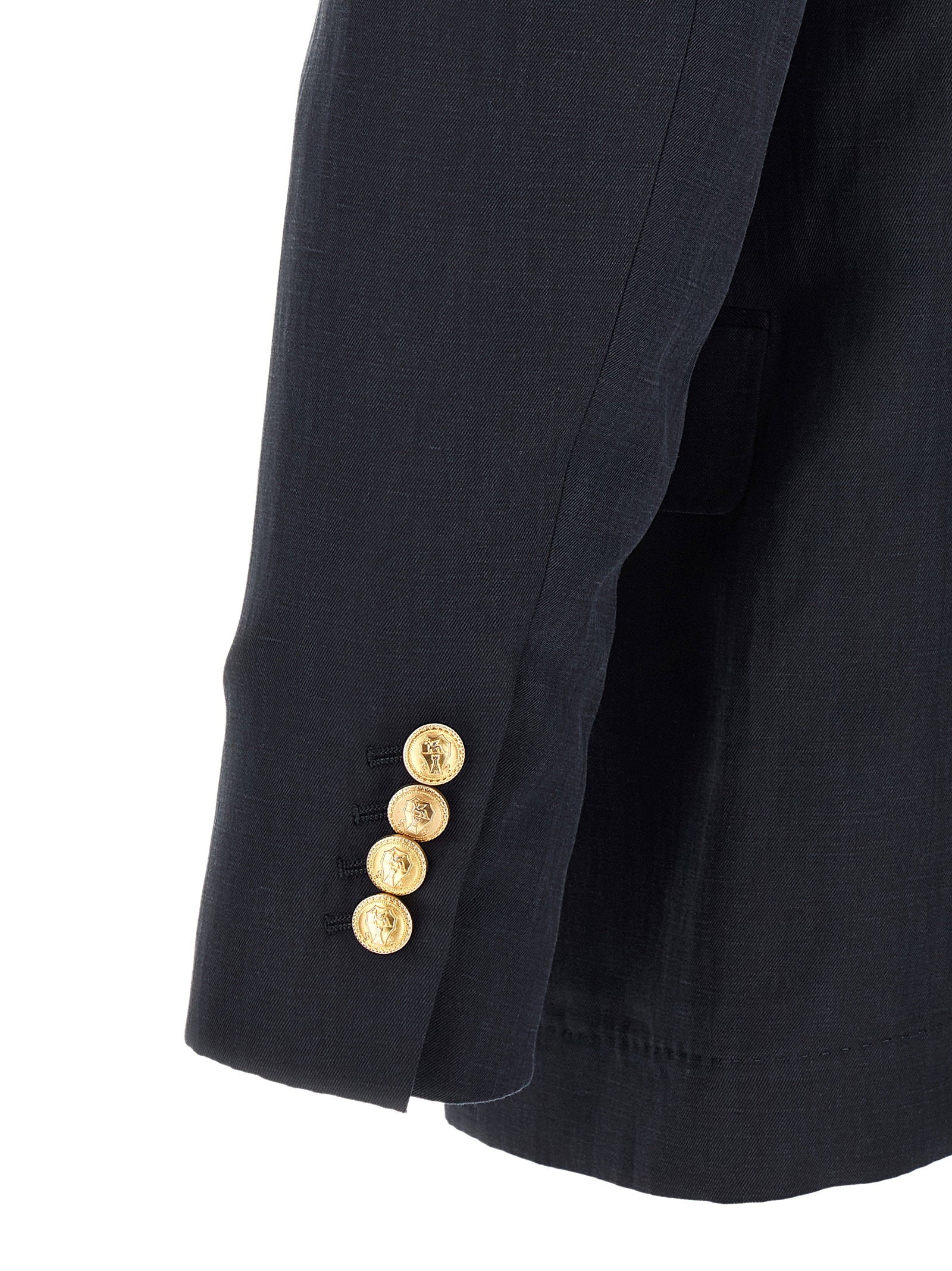 Brunello Cucinelli Silk Twill And Linen Délavé Blazer