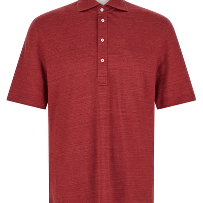 Brunello Cucinelli Polo Jersey Mélange