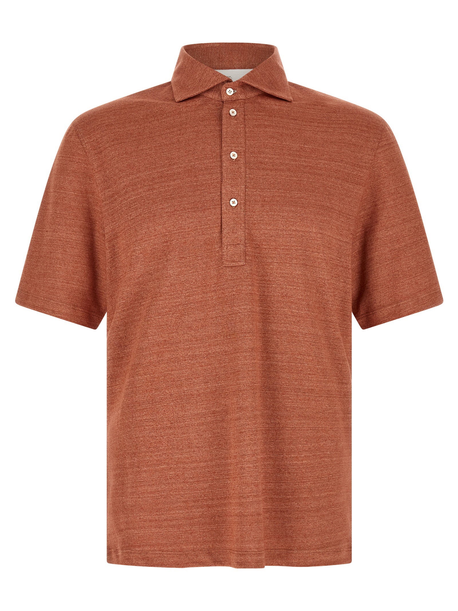 Brunello Cucinelli Polo Jersey Mélange