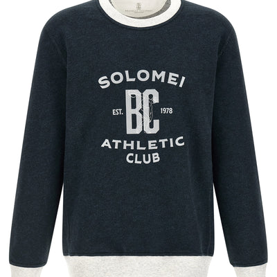 Brunello Cucinelli Cotton And Linen Sweatshirt
