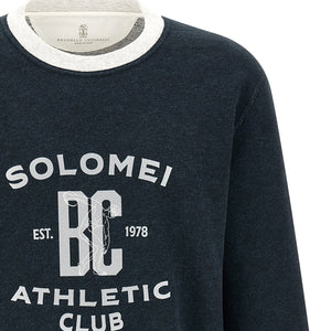 Brunello Cucinelli Cotton And Linen Sweatshirt