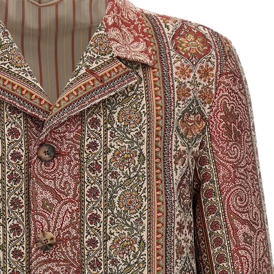 Etro Balmacaan Neck Overshirt