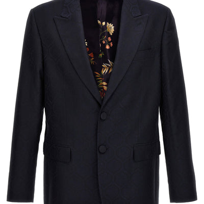 Etro Single-breasted Jacquard Blazer