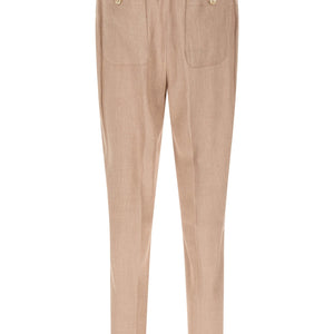 Etro Flamed Linen Joggers