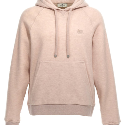 Etro Logo Embroidery Wool Hoodie