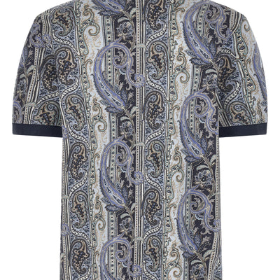 Etro Arnica Paisley Polo Shirt