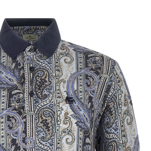 Etro Arnica Paisley Polo Shirt