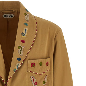 Bode Feather Runner Smoking Blazer