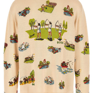 Bode Beaded Camp Cardigan