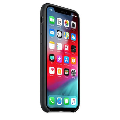 Silicone Case For iPhone XS Max - Black