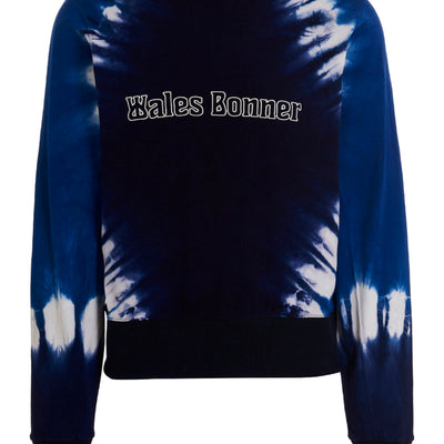 Wales Bonner Logo Embroidery Tie Dye Sweatshirt