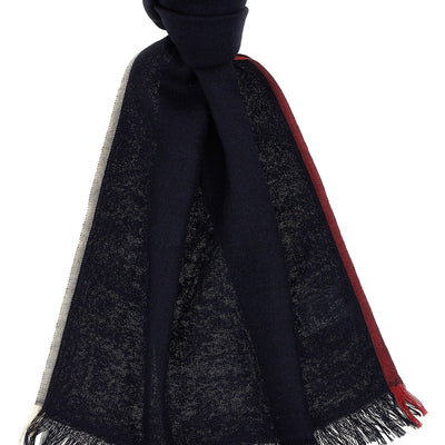 Brunello Cucinelli Contrast Border Scarf
