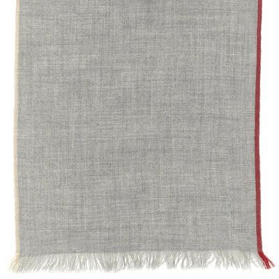 Brunello Cucinelli Contrast Border Scarf