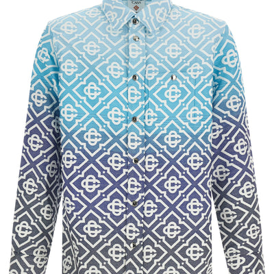 Casablanca Shacket Monogram Gradient Jacquard