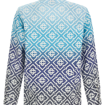 Casablanca Shacket Monogram Gradient Jacquard