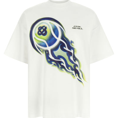 Casablanca Flaming Tennis Ball T-shirt