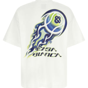 Casablanca Flaming Tennis Ball T-shirt