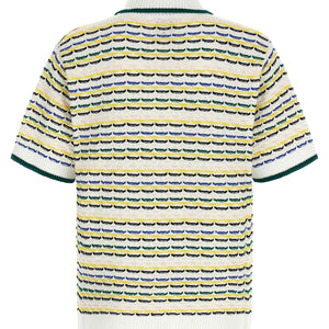 Casablanca Tuck Stitch Short Sleeve Shirt