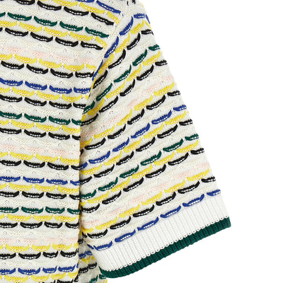 Casablanca Tuck Stitch Short Sleeve Shirt