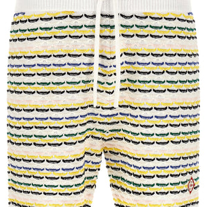 Casablanca Tuck Stitch Bermuda Shorts