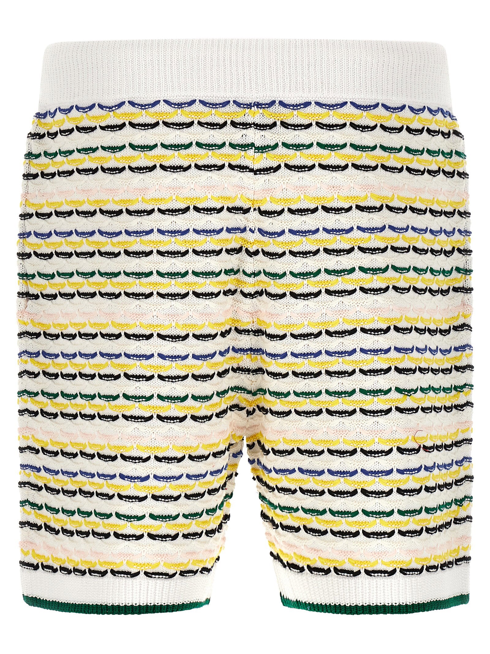 Casablanca Tuck Stitch Bermuda Shorts