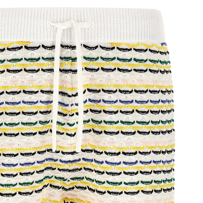 Casablanca Tuck Stitch Bermuda Shorts