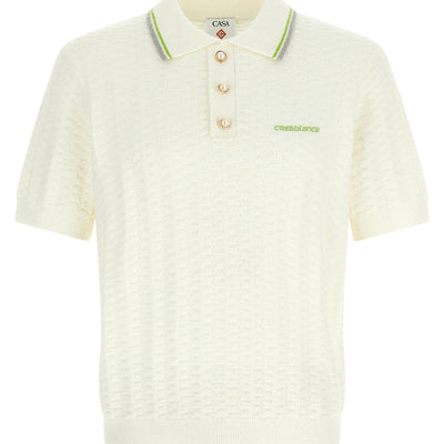 Casablanca Tennisbouclé Polo Shirt