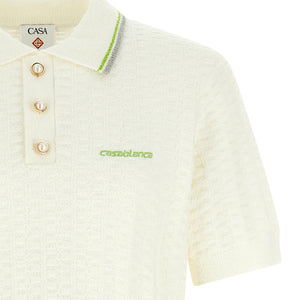 Casablanca Tennisbouclé Polo Shirt