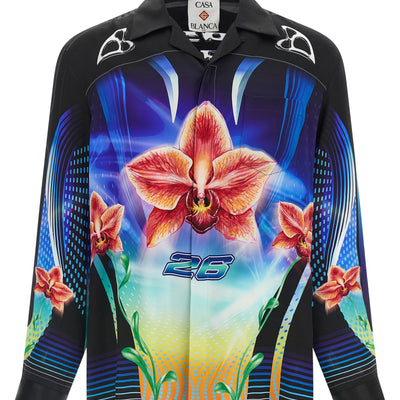 Casablanca Orchid Racer Shirt