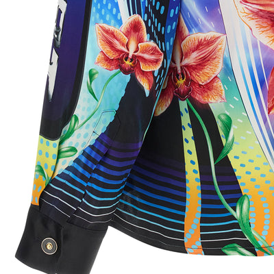 Casablanca Orchid Racer Shirt