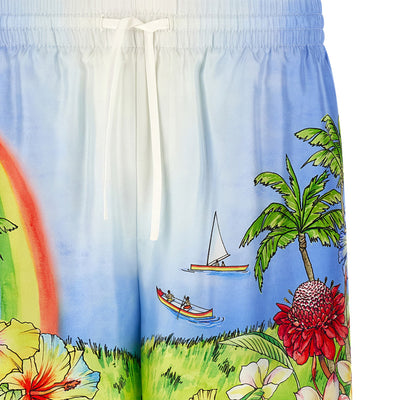 Casablanca Aloha Bermuda Shorts