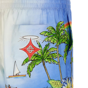 Casablanca Aloha Bermuda Shorts