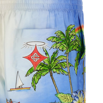 Casablanca Aloha Bermuda Shorts