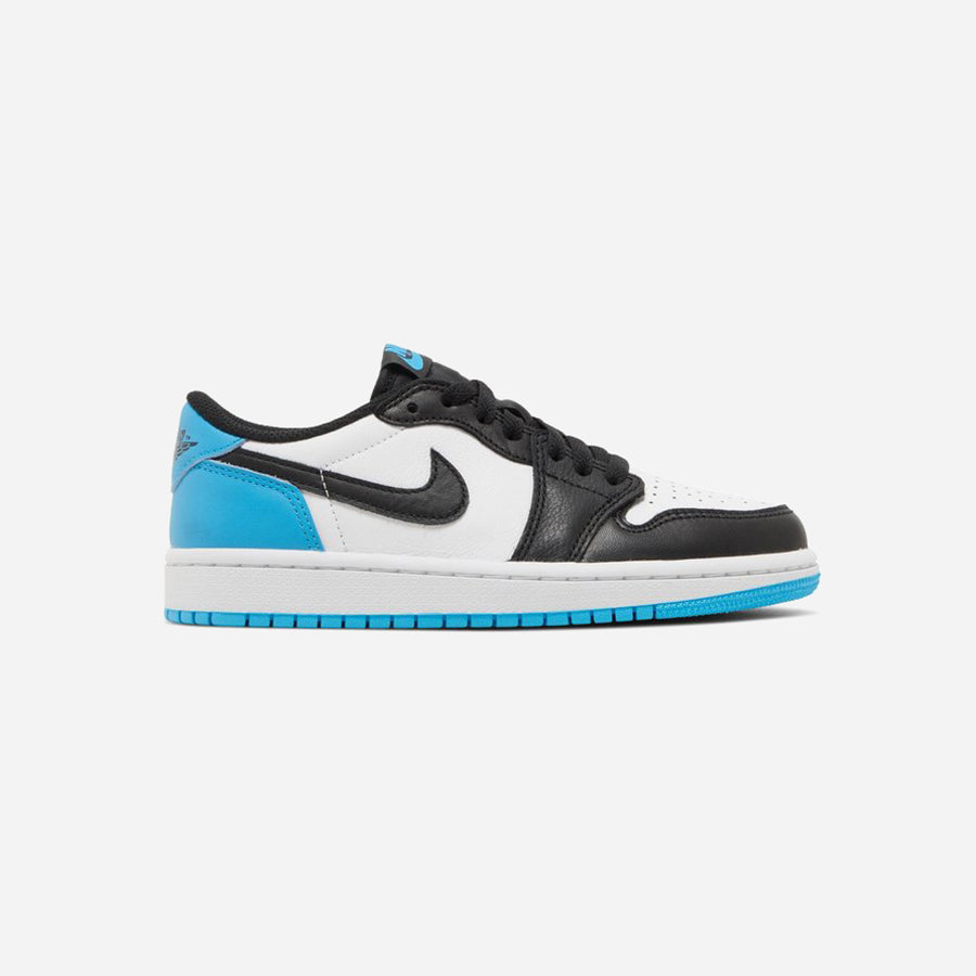 Nike Air Jordan 1 Low Black Dark Powder Blue WMNS