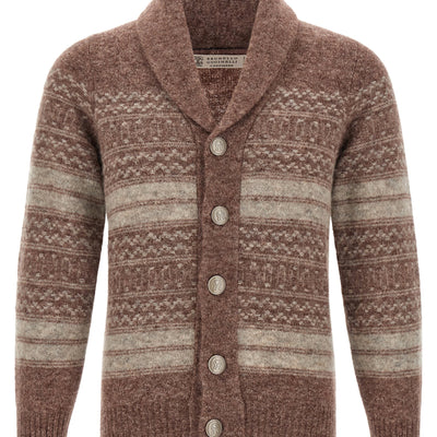 Brunello Cucinelli Nordic Jacquard Cardigan