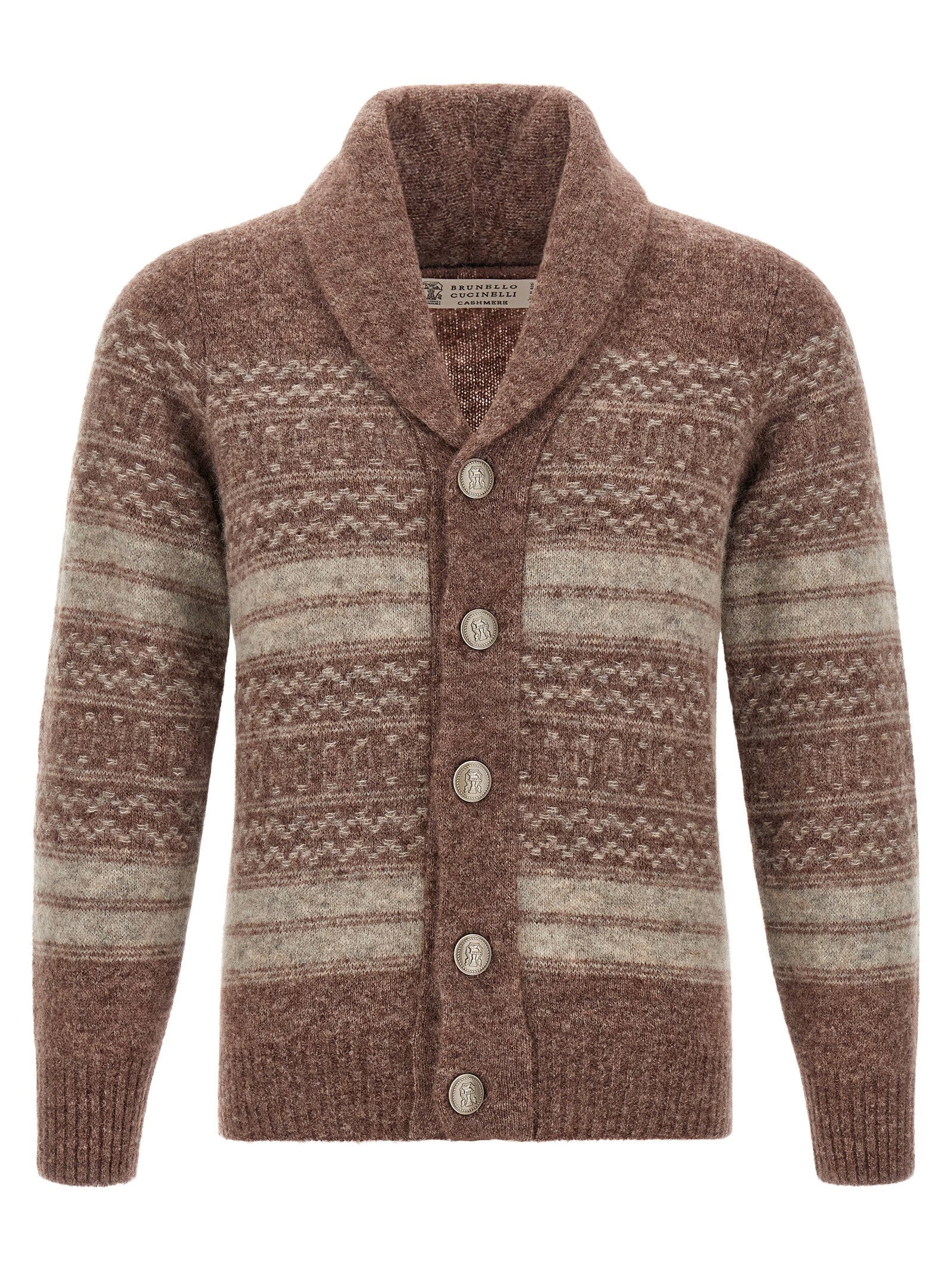 Brunello Cucinelli Nordic Jacquard Cardigan
