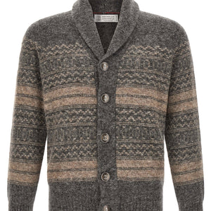 Brunello Cucinelli Nordic Jacquard Cardigan