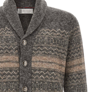 Brunello Cucinelli Nordic Jacquard Cardigan