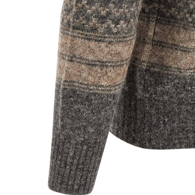 Brunello Cucinelli Nordic Jacquard Cardigan