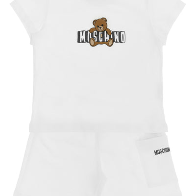 Moschino Baby Moschino Teddy Bear T-shirt + Bermuda Suits