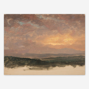 Sunset over the Catskills Print