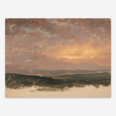Sunset over the Catskills Print