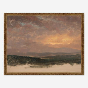 Sunset over the Catskills Print