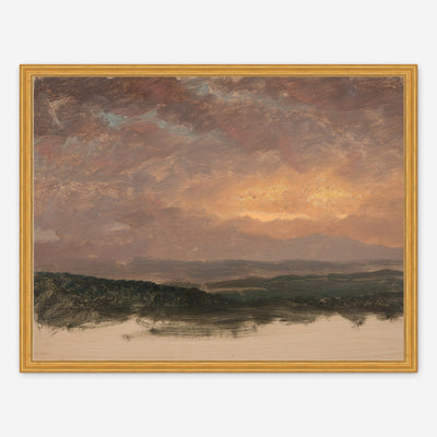 Sunset over the Catskills Print