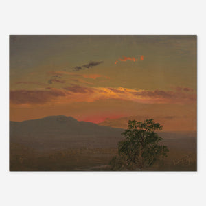 Landscape at Sunset, Hudson NY Print
