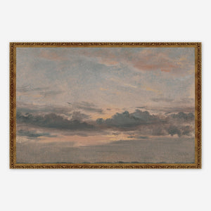 Yale, A Cloud Study, Sunset Print