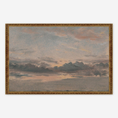 Yale, A Cloud Study, Sunset Print