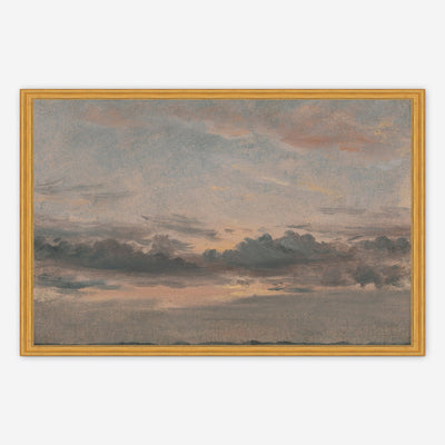 Yale, A Cloud Study, Sunset Print