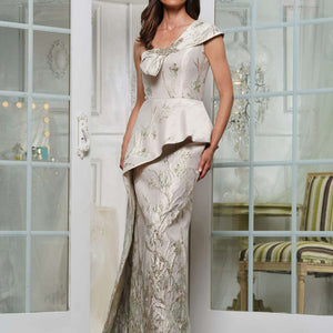 Marsoni MV1300 Long Fitted Formal Evening Dress