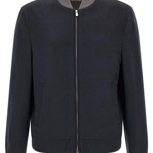 Brunello Cucinelli Light Flannel Bomber Jacket
